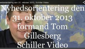 Nyhedsorientering den 31. oktober 2013 med Tom Gillesberg