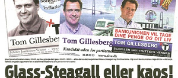 Ekstra Bladets bagside om Tom Gillesbergs valgkampagner
