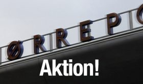 Aktion: Schiller Instituttets Venner ved Nørreport station