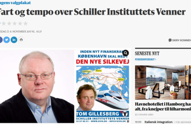 B.dk: »Fart og tempo over Schiller Instituttets Venner«