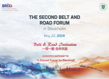 Stort Forum om Bælte og Vej-Initiativet, Den Nye Silkevej, i Stockholm den 22. maj 2019