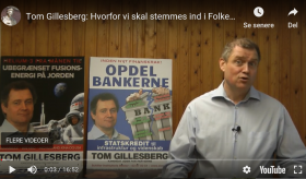 Tom Gillesberg: Hvorfor vi skal stemmes ind i Folketinget. 3. maj 2019